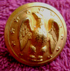 Original Non Dug Confederate Staff Officer Coat Button Cs5