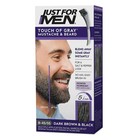 Touch Of Gray Mustache And Beard Color  Dark Brown   Black B-45 55