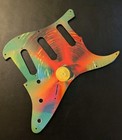 Us Fender Stratocaster Strat Guitar Pickguard Custom Design 11 Hole Sss Lacquer 