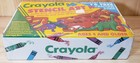 Crayola Stencil Art Kit 1993 Sealed Walmart Bonus 16 Crayons Vintage New
