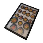 Vintage 1950s Howdy Doody Wonder Bread Flip Pins Lot Of 17 W  Display Case