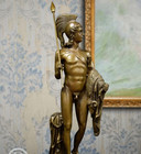 Large Bronze Jason The Golden Fleece Sculpture Greek Statue Wariror Marble Art