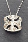 Silverite F And Co Antique Pendant On 19 Inch Sterling Silver Chain