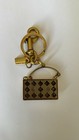 Coach Gold Purse Keychain Charm Accessory