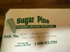 Sugar Pine Mallard Drake Duck Woodcarving Kit Sp-kt130