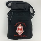 Delta Sigma Theta Sorority Inc  Black Crossbody Purse Satchel Pouch Bag