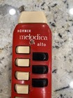 Vintage Hohner Melodica Alto Wind Organ Red Working