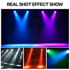 2x Led 19x15w Wash Zoom Moving Head Beam Light Rgbw Dj Party Light W flight Case