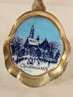 Vintage Merry Christmas 1975 Dutch Theme Souvenir Spoon Holland Christmas Tree