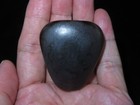 Nepal Tibet Human Faced Sky Eyed Banded Medicine Agate Talisman Pendant  u1 
