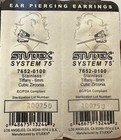 Studex System 75 Stainless Steel Silver Stud Earrings 6mm Cubic Zirconia