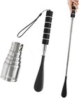 Shoe Horn Extra Long Handle Stainless Steel 28  Handled Metal Shoehorn Horns