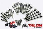 Banshee Complete Titanium Stud Bolt Kit Ti Bolts Cases Cylinder Head Intakes Set