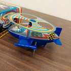 Space Ship Wind Up Powered Tin Toy Korea Vintage Original Box Item 638 Tin Toy