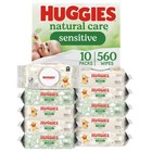 Huggies Natural Care Sensitive Baby Wipes