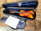 Vtg 1983 Violin Model 130g   Glasser Bow  Case  Accessories Made In Germany