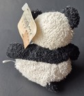 Russ Home Buddies Plush Panda Bear Black White Terrycloth Bean Bag Lovey Doll 5   