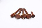 Full Set Snake Wood Violin Fittings Accessories Pegs Chinrest Tailpiece 4 4