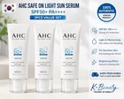 Ahc Safe On Light Sun Serum Spf50  Pa     40ml X 3 K-beauty Korea