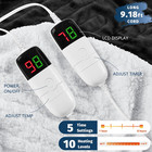 Heated Electric Blanket Queen Size - 84  X 90  Heating Blanket With Dual Control