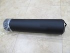 Round Bolster Pillow  Black  Stain-resistant  Massage Yoga Etc 6    X 26  Forpro