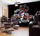3d Charm W217 Hair Cut Barber Shop Wallpaper Wall Mural Self-adhesive Vera