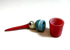 Etui  Long Beak Bird Antique  Sewing Thimble Case Box Hard Plastic Cute  Figural