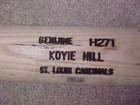 2012 Koyie Hill Game-used  ls  Baseball Bat    St  Louis Cardinals--mlb  fj818610
