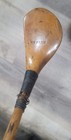 Antique Vintage Willie Park Hickory Wood Shaft Golf Club Brassie Spoon
