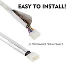 2  X 6  Flexible Aluminum Metallic Heat Shield Sleeve Insulated Wire Hose Cover