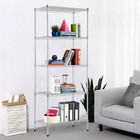 5 Tier Wire Shelving Unit Metal Shelf Organizer Heavy Duty Wire Rack Storage