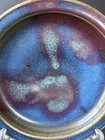 China Porcelain Plate Yuan Jun Kiln Blue Glaze Purple Spot Ceramic Dish                
