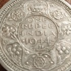 1945   India   1 Rupee  Silver   917