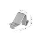 12pcs Metal Shelf Clips shelf Support Clips Adjustable Shelving Clips For Cabine