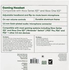 Onn Xbox Xjs   Xbox One Xjs Gaming Headset Flip-to-mute Boon Mic 3 5mm 1 5m