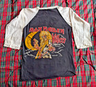 Iron Maiden Raglan Tee Shirt Killers Tour Vintage Number Of The Beast 1981-1982