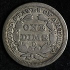 1857-o Seated Liberty Silver Dime Xf E270 Agnz