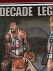 Decade Legends Signed Lithograph Michael Jordan Wilt Chamberlain  2 Framed Uda
