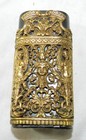 Vintage Franco Pocket Flashlight With Decorative Metal Sleeve