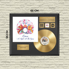 Gold Plated Lp Vinyl - Queen - Memorabilia Music Gift   Pgr