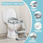 Potty Training Toilet With Step Stool Ladder  Toddler Kids Potty Training Seat F