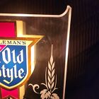 Vintage Old Style Beer Light Clock Sign 1982 Pub bar Mancave Garage  Works 