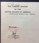 Broadviewstamps Egypt Cover   Cairo To Washington  Dc   American Legation 