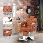 Reclining Salon Chair Vintage Styling Chair For Hair Stylist Adjustable Headrest
