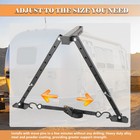 Rv Hitch Mount Stabilizer adjustable Camper Rear Bumper Stabilizer For 2    Hitch