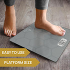 Bathroom Scale  Highly Accurate Digital Bathroom Body Scale  Measures Weight Up