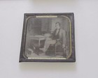 Glass Magic Lantern Slide Portrait Of Robert Burns C1890 Drawing Jv Poet