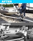 Heavy-duty Boat Trailer Steps With Handle  Non-slip Surface  Universal Fit