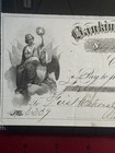 This Is An Antique Bank Check  July Of 1868 With Stamp 