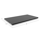 Newage Products Bold Series Black 30  Locker Shelves  2 Pack 